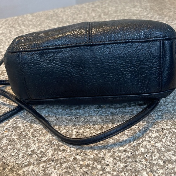 Fossil Black pebbled Leather Crossbody Bag - Picture 4 of 6
